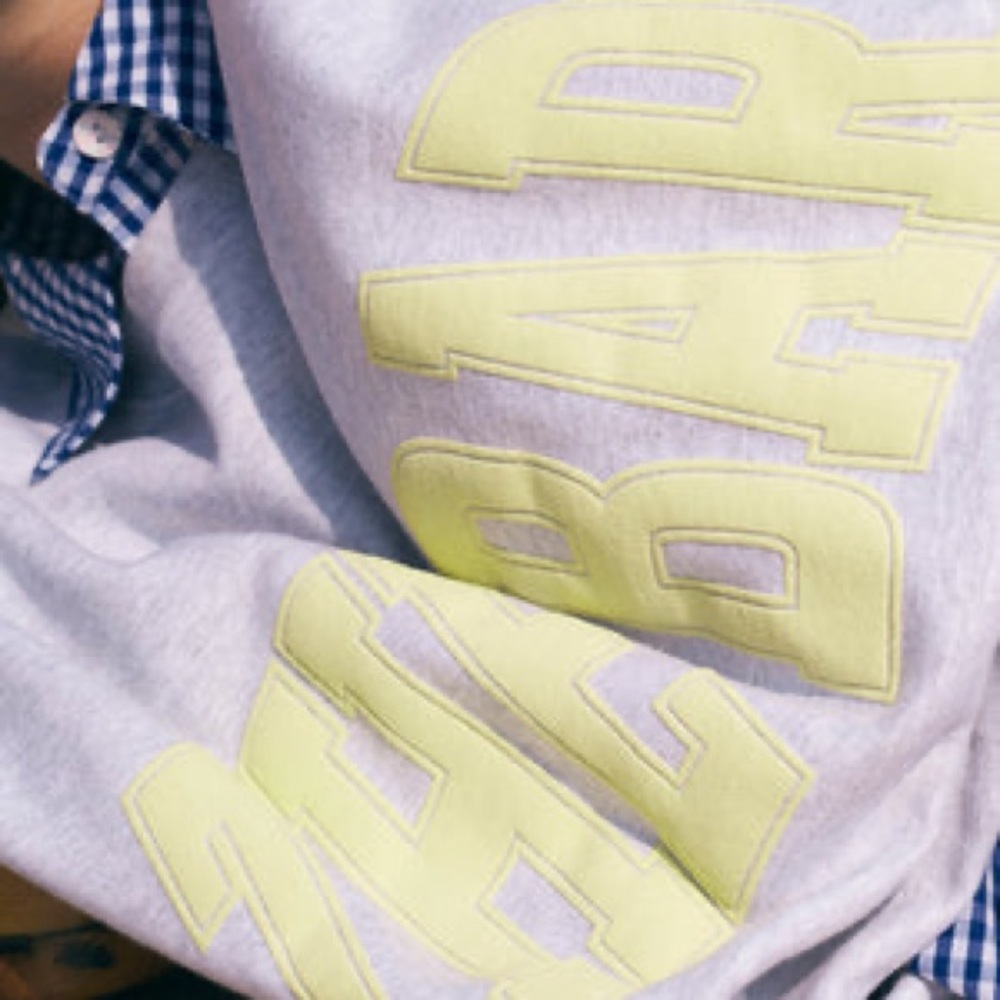 The Bar Varsity Crew in Yellow and Grey